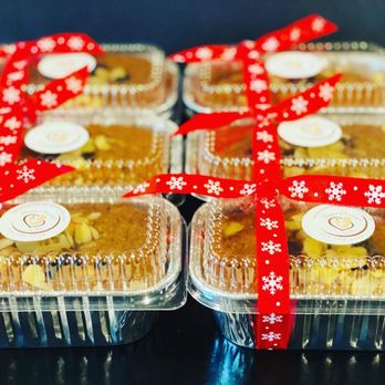 Sweet Cravings by Shar - a tray of muffins wrapped in red ribbon - Desserts Near Me - Saint Johns, Florida Sweet Cravings by Shar - a tray of muffins wrapped in red ribbon - Desserts Near Me - Saint Johns, Florida