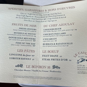 Bar Sardine - Menu - Seafood Near Me - Dallas, Texas