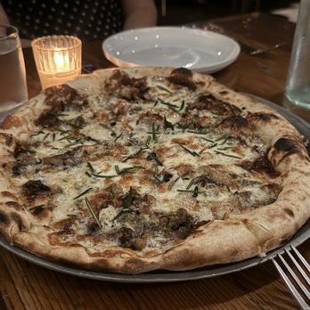 Intero Restaurant - Oyster mushroom pizza - Italian Near Me - Austin, Texas Intero Restaurant - Oyster mushroom pizza - Italian Near Me - Austin, Texas