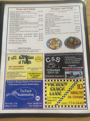 Menu photo 6 4-B’s Restaurant  Debary, FL