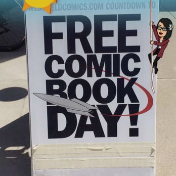 Westfield Comics - Westside - Free Comic Book Day sign outside - Comic Books Near Me - Madison, Wisconsin