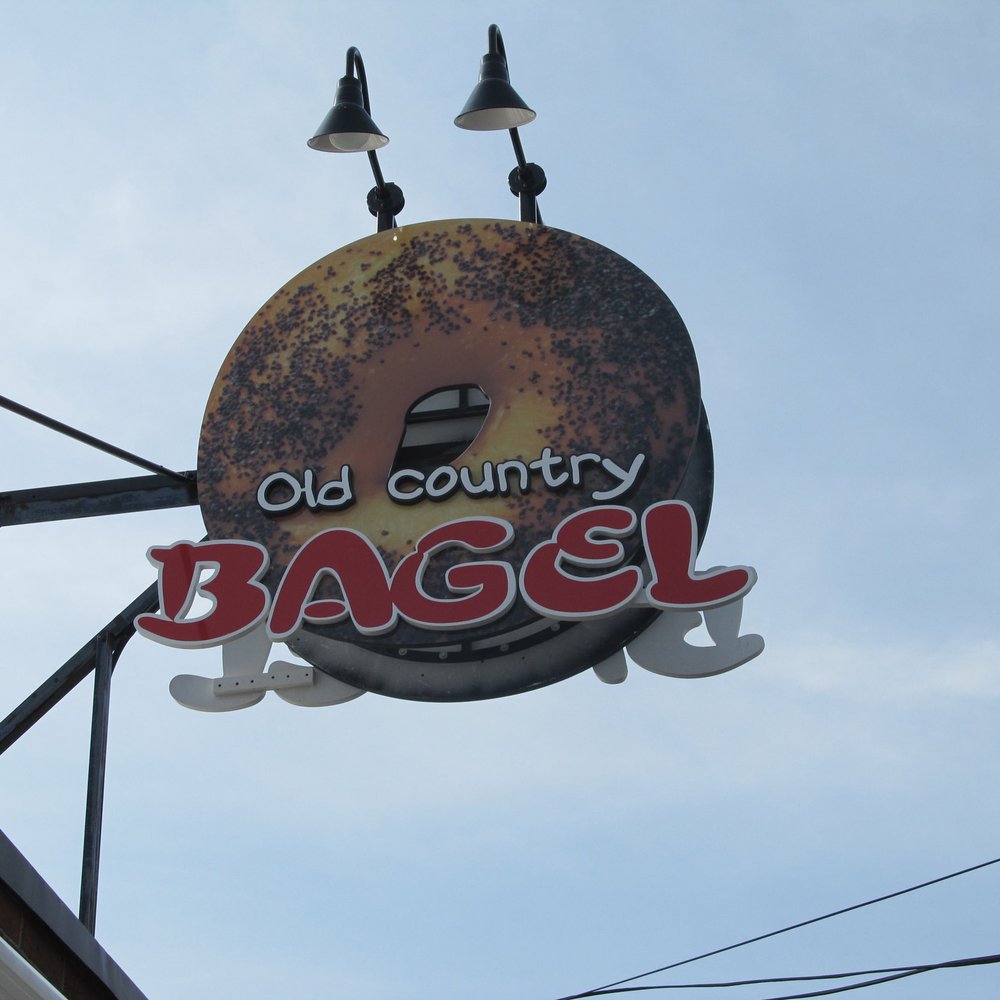 Old Country Bagel - store front sign - Bagels Near Me - Howard Beach, New York Old Country Bagel - store front sign - Bagels Near Me - Howard Beach, New York