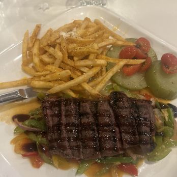 Oceana Restaurant - Flat iron steak with truffle fries. Delicious!!! - Seafood Near Me - Palm Desert, California Oceana Restaurant - Flat iron steak with truffle fries. Delicious!!! - Seafood Near Me - Palm Desert, California