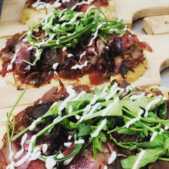 Revolve Restaurant - Flatbreads all day long, Smoked Prime Beef, #prosciutto | #Bacon | #arugulasalad | #Onionjam | Roasted Garlic Aioli - New American Near Me - Lakewood Township, New Jersey Revolve Restaurant - Flatbreads all day long, Smoked Prime Beef, #prosciutto | #Bacon | #arugulasalad | #Onionjam | Roasted Garlic Aioli - New American Near Me - Lakewood Township, New Jersey