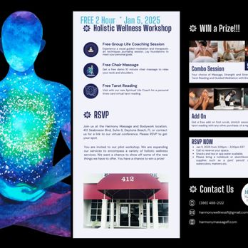 Harmony Massage and Bodywork - Our first event - Massage Therapy Near Me - Daytona Beach, Florida Harmony Massage and Bodywork - Our first event - Massage Therapy Near Me - Daytona Beach, Florida