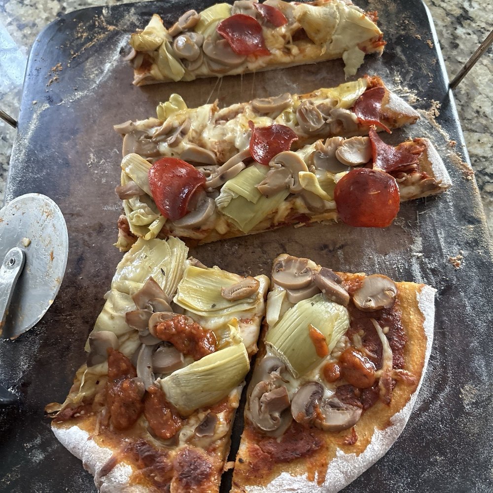 Trader Joe's - Final pizza product. - Grocery Near Me - Williamsburg, Virginia Trader Joe's - Final pizza product. - Grocery Near Me - Williamsburg, Virginia