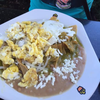 Potzolcano - Chilaquiles with scrambled eggs - Mexican Near Me - Santa Ana, California