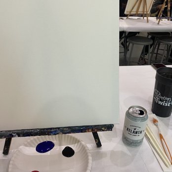 Painting with a Twist - Set up - Paint & Sip Near Me - Sandy Springs, Georgia