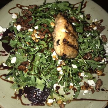Paladin Bar & Grill - Beet and Arugula salad w salmon- perfection!! - American Near Me - Stephens City, Virginia