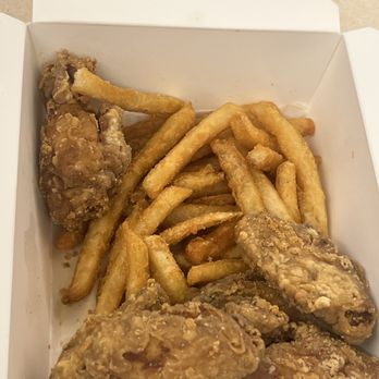 Noahla Cajun Seafood - Chicken Sandwich W. Fries - Seafood Near Me - Bexley, Ohio