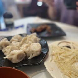 Smiling BBQ - Dumplings, not bad! I believe they were Beef dumplings