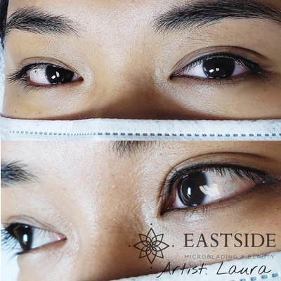 Eyeliner/ Lash Line Enhancement - We offer our ultra natural-looking lash line enhancement liner. This subtle treatment is in the lash line only, and gives your eyes an amazing pop without looking like eyeliner!