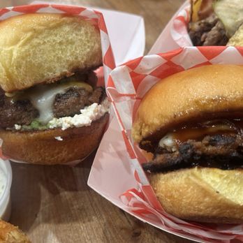 Burt's Burgers - Burt's MexiGuac Slider Burt's Original BBQ Slider - Caterers Near Me - Huntington Beach, California