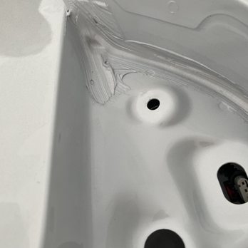 Tesla - Excess sealants under the tails causing the tail light to stick out. Per staff it's within the spec - Car Dealers Near Me - Vallejo, California