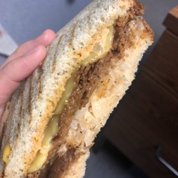 Half of the Veuben Sandwich
