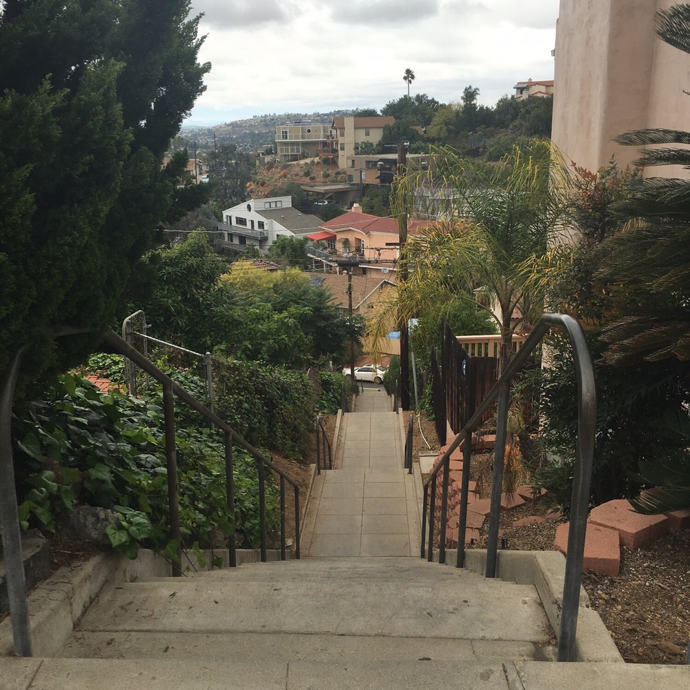 La Mesa Public Stairs - Half way down - Hiking Near Me - La Mesa, California La Mesa Public Stairs - Half way down - Hiking Near Me - La Mesa, California