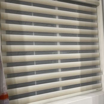 StarBlindz - Window with custom zebra blind - Shades & Blinds Near Me - Fremont, California