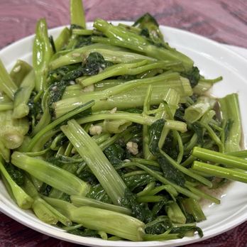 愛文生 - 蝦醬炒通菜 - Hong Kong Style Cafe Near Me - Hong Kong, HK