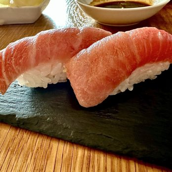 Temaki Bar Sushi - Nigiri Bluefin Tuna Toro - Sushi Bars Near Me - Encinitas, California