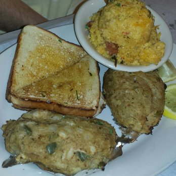 Charles Seafood - Stuffed crab with jambalaya grits - Seafood Near Me - Harahan, Louisiana
