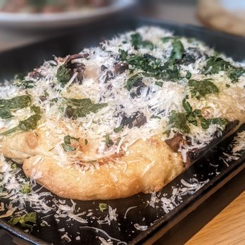 Daily Gather - Truffle mushroom focaccia - Breakfast & Brunch Near Me - Houston, Texas