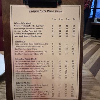 Carrabba's Italian Grill - Wine selection favorites - Italian Near Me - Houston, Texas Carrabba's Italian Grill - Wine selection favorites - Italian Near Me - Houston, Texas