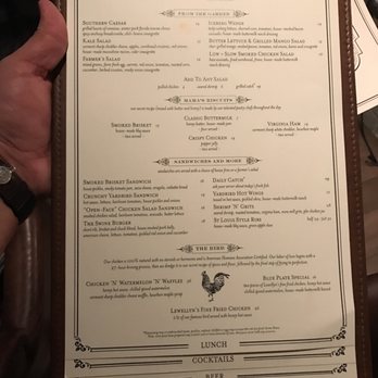 Yardbird - Lunch menu!! - Southern Near Me - Las Vegas, Nevada