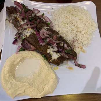 Levant Cafe & Grill - Levant Kofta Kabab with 2 sides - Mediterranean Near Me - Cedar Park, Texas