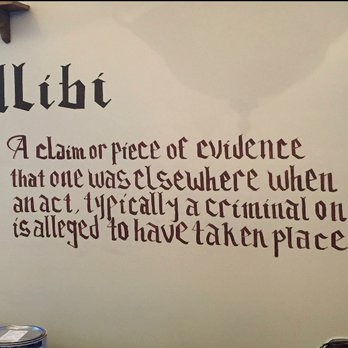 The Alibi - a wall with a quote on it - Bars Near Me - Yonkers, New York