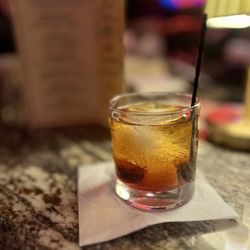 Cafe Baci - Old fashioned at the bar