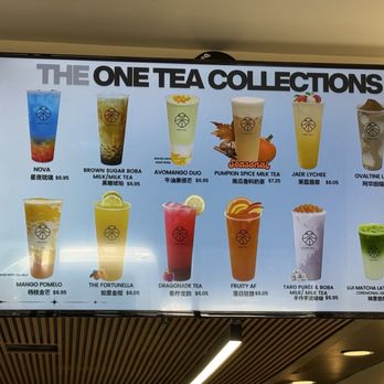 One Tea - Menu (Dec 2025) 2 - Bubble Tea Near Me - Temple City, California