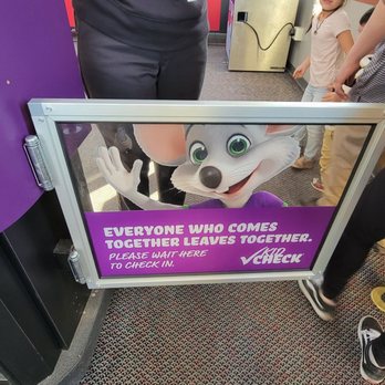 Chuck E. Cheese - a sign for a vending machine - Pizza Near Me - Goodyear, Arizona Chuck E. Cheese - a sign for a vending machine - Pizza Near Me - Goodyear, Arizona