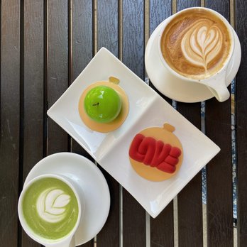 Jonquils Cafe & Bakery - Matcha Latte, Rose Latte, Apple, and Love - Cafes Near Me - Boston, Massachusetts