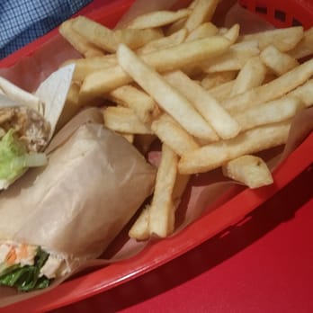 Manhattan Cafe - Thai chicken wrap and seasoned fries, always a hit! - Delis Near Me - Raleigh, North Carolina Manhattan Cafe - Thai chicken wrap and seasoned fries, always a hit! - Delis Near Me - Raleigh, North Carolina