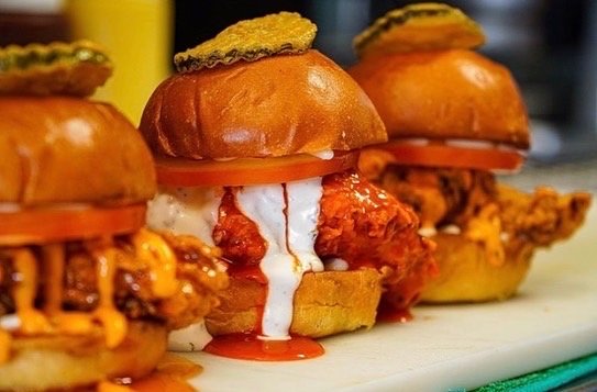 moms chicken and waffles by null