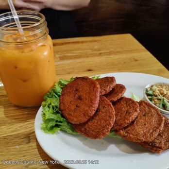 Ayada Thai - Fried fish cakes - Thai Near Me - Elmhurst, New York Ayada Thai - Fried fish cakes - Thai Near Me - Elmhurst, New York
