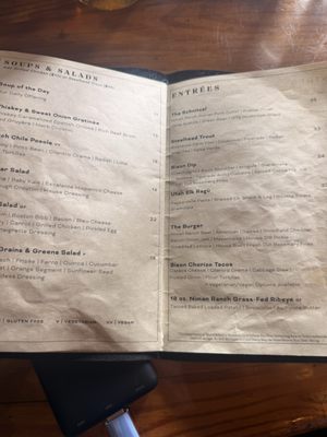 Menu photo 1 High West Saloon Park City, UT Menu photo 1 High West Saloon Park City, UT