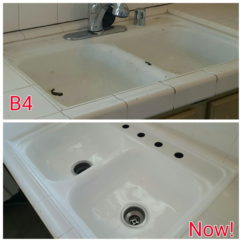 Bath-Brite - We had the same sink in our rental since 2006 and after 4 different tenants, now it looks like we just installed it in October 2016! - Refinishing Services Near Me Bath-Brite - We had the same sink in our rental since 2006 and after 4 different tenants, now it looks like we just installed it in October 2016! - Refinishing Services Near Me