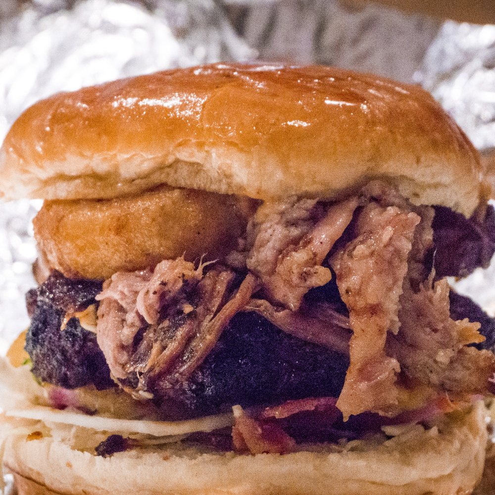 Pig Out Bbq - The Pig Out burger - Barbeque Near Me - Pickering, Ontario
