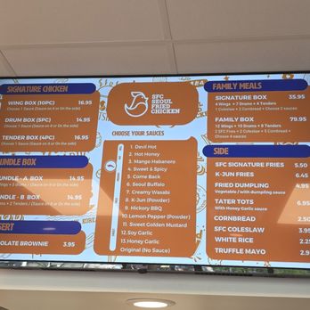 SFC Seoul Fried Chicken - Korean Near Me - Bound Brook, New Jersey