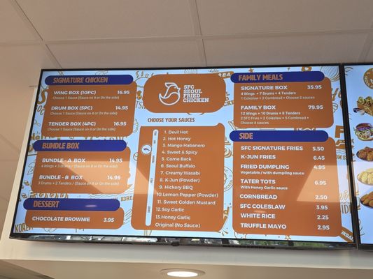 Menu photo 2 SFC Seoul Fried Chicken Bound Brook, NJ