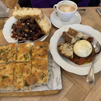Rosemary’s - East - 8oz Eggplant Caponata, Rosemary's Focaccia, Burrata - Italian Near Me - New York, New York Rosemary’s - East - 8oz Eggplant Caponata, Rosemary's Focaccia, Burrata - Italian Near Me - New York, New York
