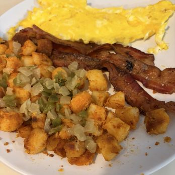 The Poked Yolk - Eggs and home fries O'Brien - Breakfast & Brunch Near Me - West Seneca, New York The Poked Yolk - Eggs and home fries O'Brien - Breakfast & Brunch Near Me - West Seneca, New York