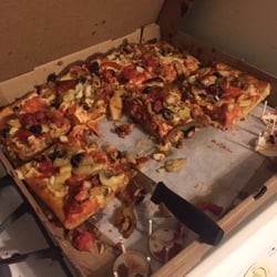 Pizza Time Saloon - Our Sicilian; I didn't get the camera out quick enough!