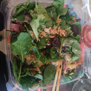 Tsukimi - Sashimi bibimbap delivery order (sorry i should have taken the pic before mixing) - Sushi Bars Near Me - Austin, Texas Tsukimi - Sashimi bibimbap delivery order (sorry i should have taken the pic before mixing) - Sushi Bars Near Me - Austin, Texas