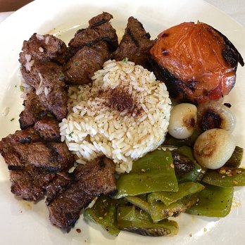Cafe Santorini - BEEF BROCHETTE - Italian Near Me - Pasadena, California Cafe Santorini - BEEF BROCHETTE - Italian Near Me - Pasadena, California