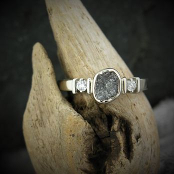 Jewelers Bench - Rough Diamond Engagement Ring. - Jewelry Near Me - Duluth, Minnesota