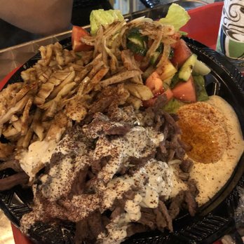 Damasquino - Half & Half Plate - Middle Eastern Near Me - Glendora, California Damasquino - Half & Half Plate - Middle Eastern Near Me - Glendora, California