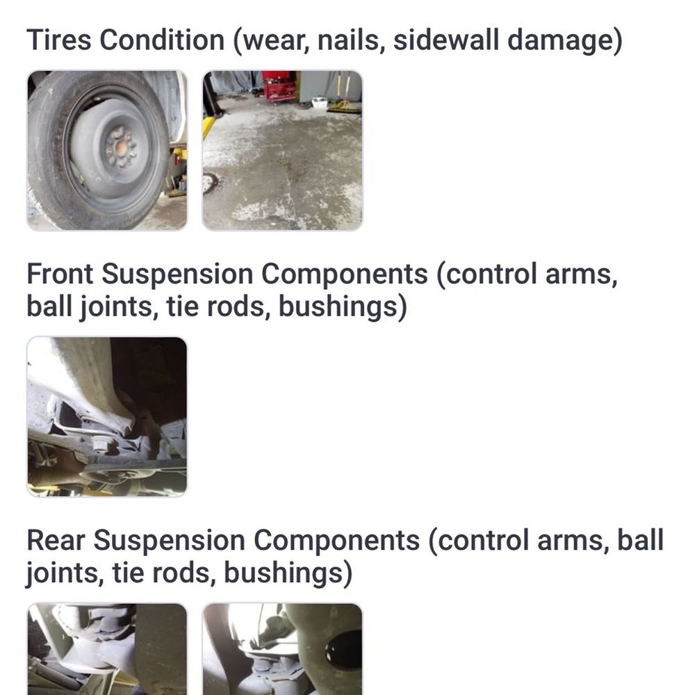 Proof of items that need repairs Proof of items that need repairs