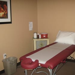 Hamilton Holistic Wellness Center - Acupuncture and massage room optimized for quietude; room #3